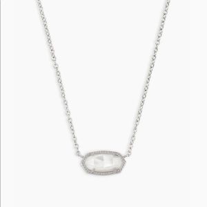 Elisa Silver  Necklace Ivory Mother-Of-Pearl